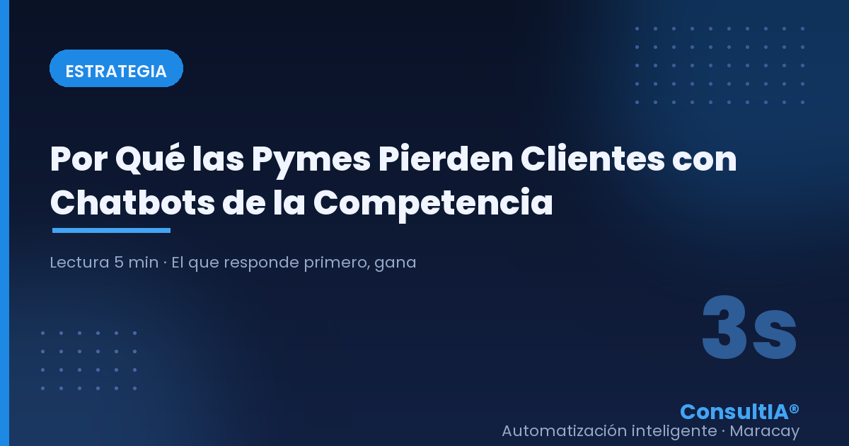 Why Venezuelan Small Businesses Are Losing Customers to the Competition's Chatbots